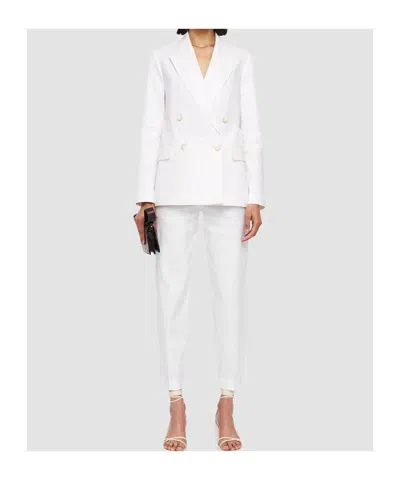 Joseph Double-breasted Blazer In White