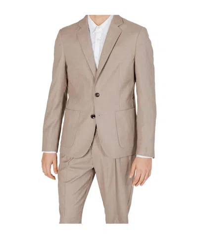 Antony Morato Single-breasted Suit Jacket In Brown