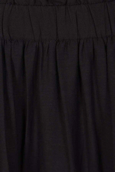 Isabel Marant Étoile Black Volodia Gz Ruffled Flared Cotton-blend Midi Skirt In Black