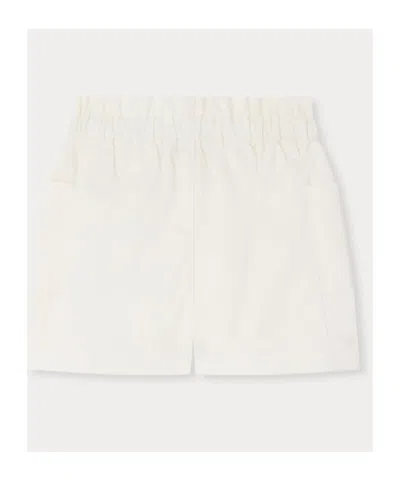 Bonpoint Lorrie Drawstring Shorts In White