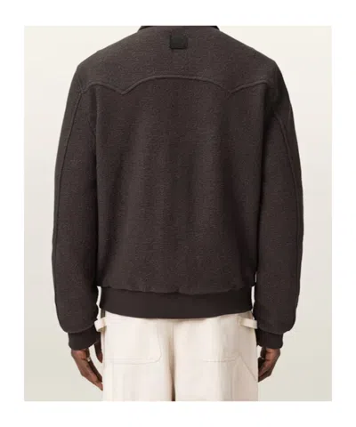 Allsaints Royce Wadded Patch Jacket In Brown