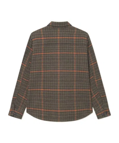 Les Deux Kody Button Front Overshirt In Black