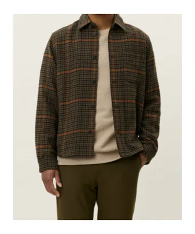 Les Deux Kody Button Front Overshirt In Black