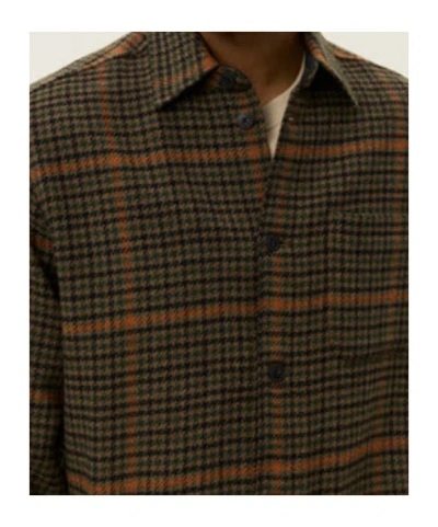 Les Deux Kody Button Front Overshirt In Black