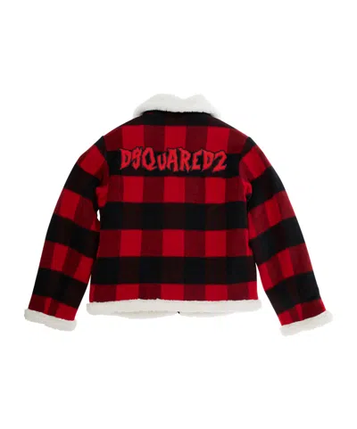 Dsquared2 Logo-lettering Jacket In Multi