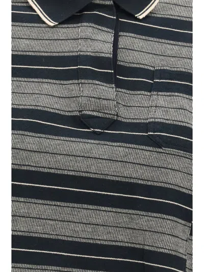 Isabel Marant Étoile Black Cotton Polo Shirt In Multi