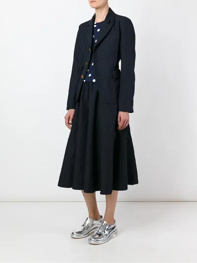 Comme Des Garçons Three Button Blazer In Black