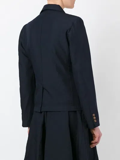 Comme Des Garçons Three Button Blazer In Black