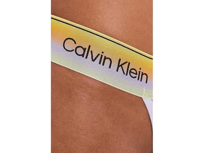 Calvin Klein Underwear Icon Mesh String Thong In Multi