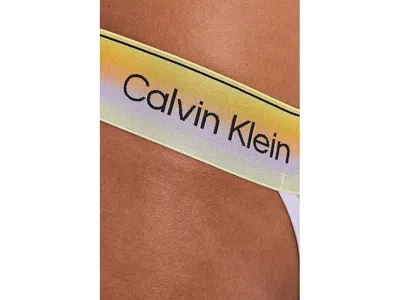 Calvin Klein Underwear Icon Mesh String Thong In Multi