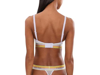 Calvin Klein Underwear Icon Mesh String Thong In Multi