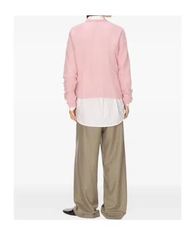 Auralee Alpaca Wool-blend Sweater In Pink