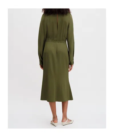 Filippa K Satin Midi Dress In Multi