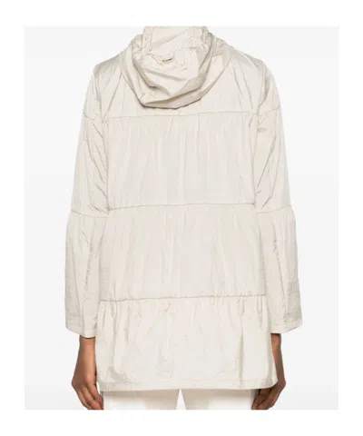 Herno Ruffled Jacket In White