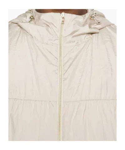 Herno Ruffled Jacket In White