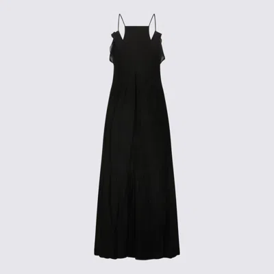 Isabel Marant Étoile Vasma Black Cotton Blend Dress In Black