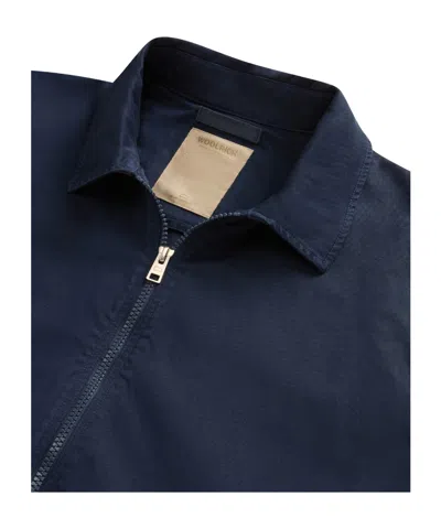 Woolrich Timber Zip-front Jacket In Blue