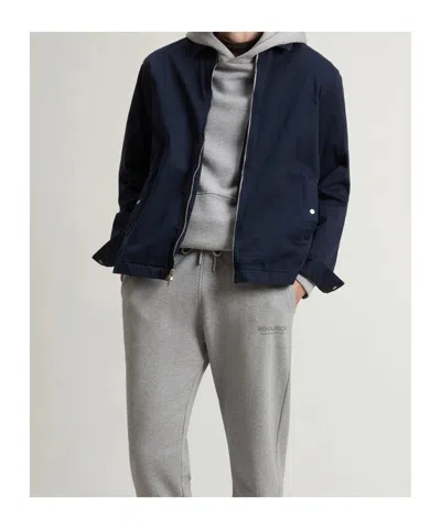 Woolrich Timber Zip-front Jacket In Blue