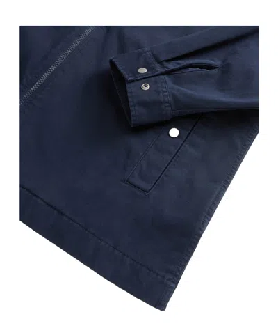 Woolrich Timber Zip-front Jacket In Blue