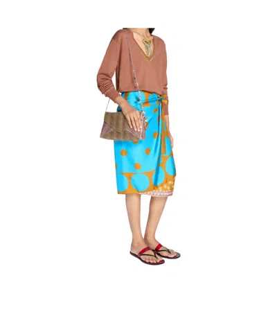 Dries Van Noten Dot Patterned Large Envelope Shoulder Bag In Multi