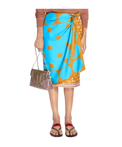 Dries Van Noten Dot Patterned Large Envelope Shoulder Bag In Multi