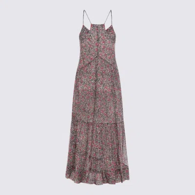 Isabel Marant Étoile Sabba Cotton Floral Printed Dress In Multi