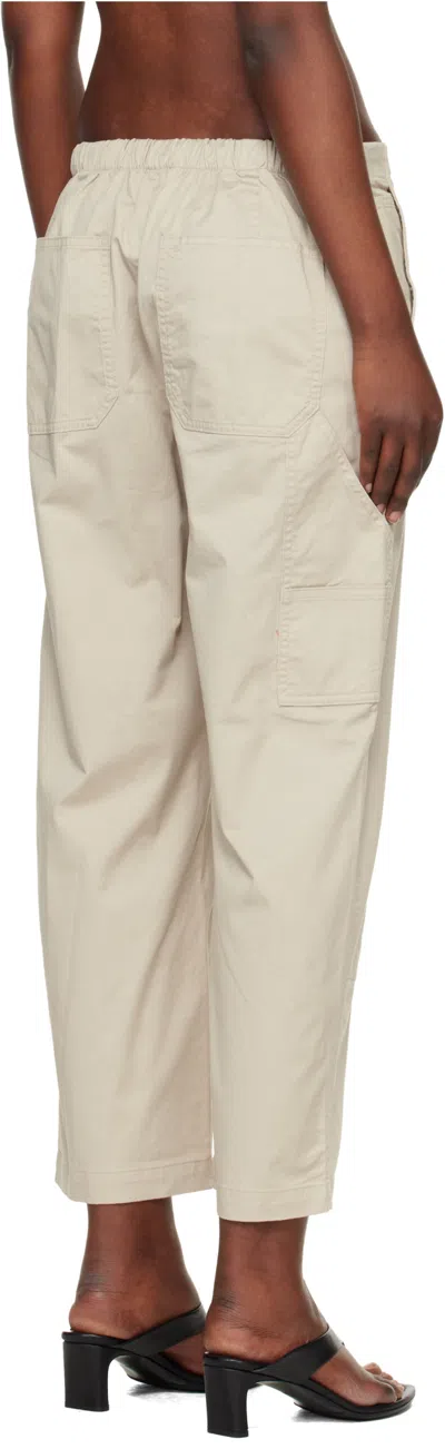 Rag & Bone Drawstring Casual Pants In Neutral