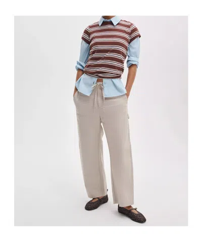 Rag & Bone Drawstring Casual Pants In Neutral