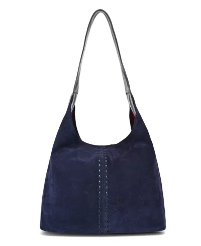 Old Trend Hydrangea Medium Hobo Bag In Blue