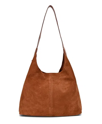 Old Trend Hydrangea Medium Hobo Bag In Brown