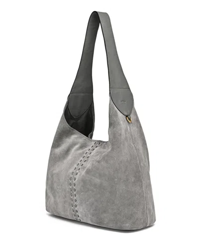 Old Trend Hydrangea Medium Hobo Bag In Gray