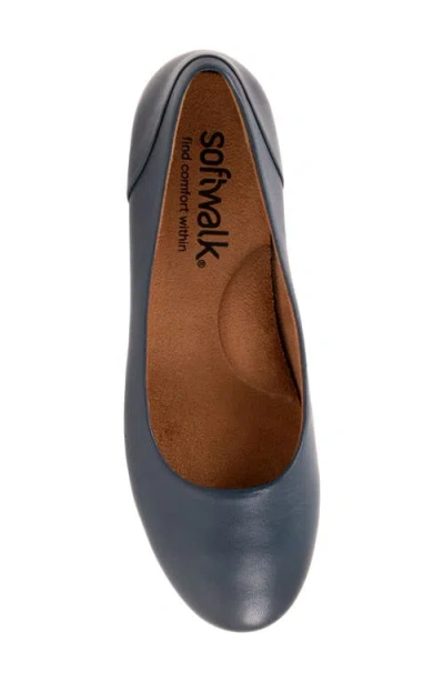 Softwalk Shiraz Ballet Flat In Blue