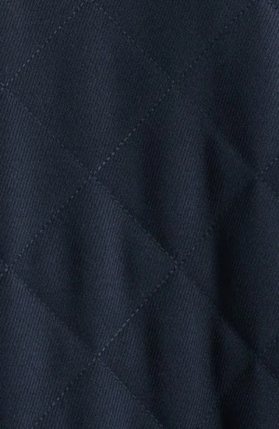 Bernardo Diamond Quilted Jacket In Blue