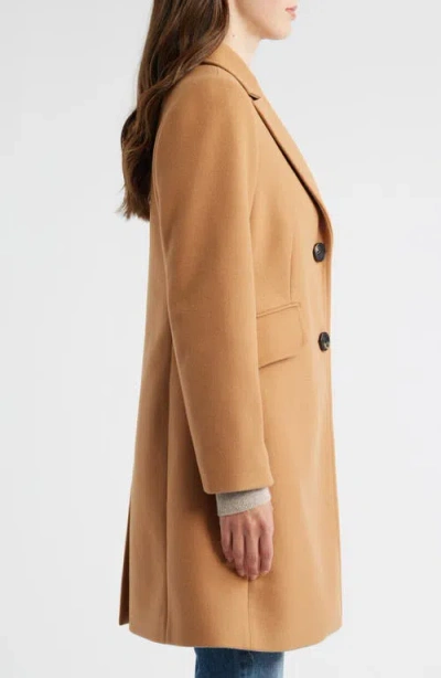 Sam Edelman Single Breasted Coat In Brown