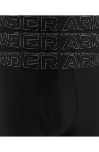 Under Armour 3-pack Performance Tech Boxer Briefs In Black