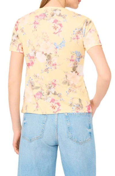 Ted Baker Print Crewneck T-shirt In Multi