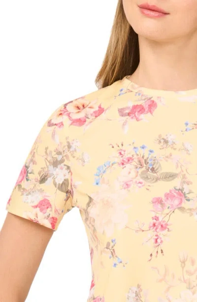 Ted Baker Print Crewneck T-shirt In Multi