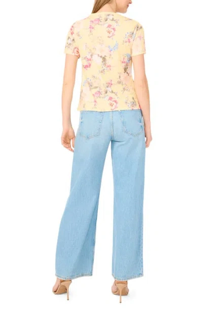 Ted Baker Print Crewneck T-shirt In Multi