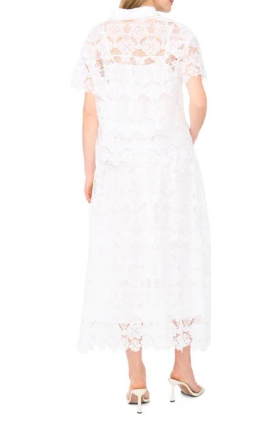 Ted Baker Lace Button-up Shirt In White