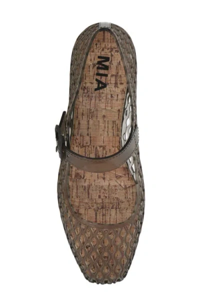 Mia Coco Jelly Flat In Black