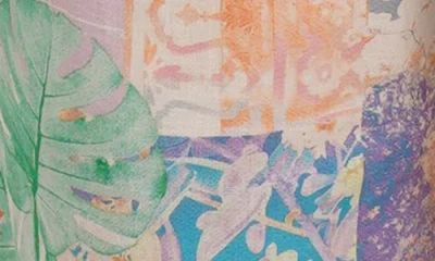 Sunny Leigh Crop Pull-on Pants In Multi