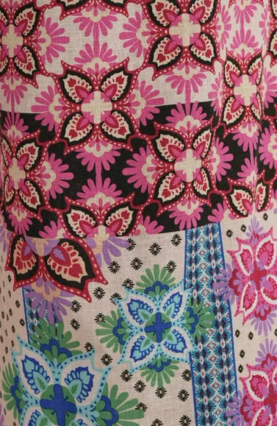 Sunny Leigh Crop Pull-on Pants In Multi