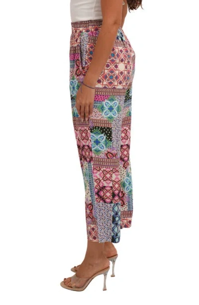Sunny Leigh Crop Pull-on Pants In Multi