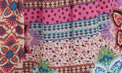 Sunny Leigh Crop Pull-on Pants In Multi