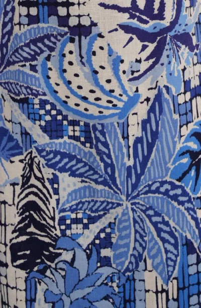 Sunny Leigh Crop Pull-on Pants In Blue