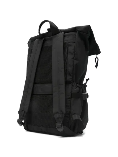 Nn07 Roll-top Ripstop Backpack In Black