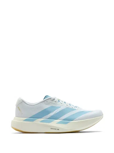 Adidas Originals Mens Adidas Adizero Evo Sl 2 In Footwear White/clear Blue/matte Gold