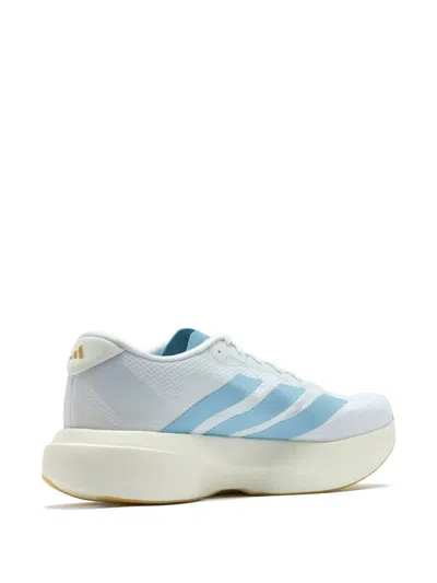 Adidas Originals Mens Adidas Adizero Evo Sl 2 In Footwear White/clear Blue/matte Gold