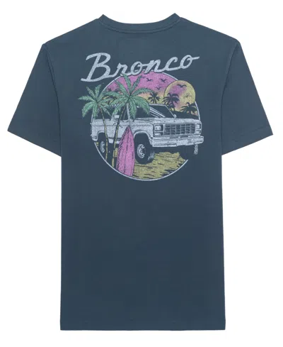 Hybrid Apparel Men's Classic Fit Pull-on T-shirt In Blue