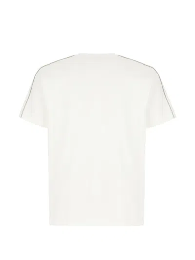 Panicale Piped-trim T-shirt In White
